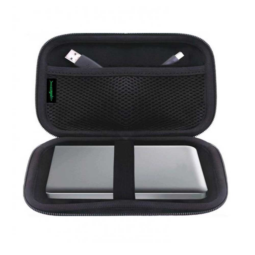 WD Shockproof Hard Carrying Case Bag For 2.5" External HDD Hard Drive - WD HARD POUCH HDD - External Hard Drive Carrying Case WD HDD SSD Bag - Handsfree case pouch - power bank Case - Mobile HDD Or SSD earbuds handsfree usb case pouch -Camera Case -