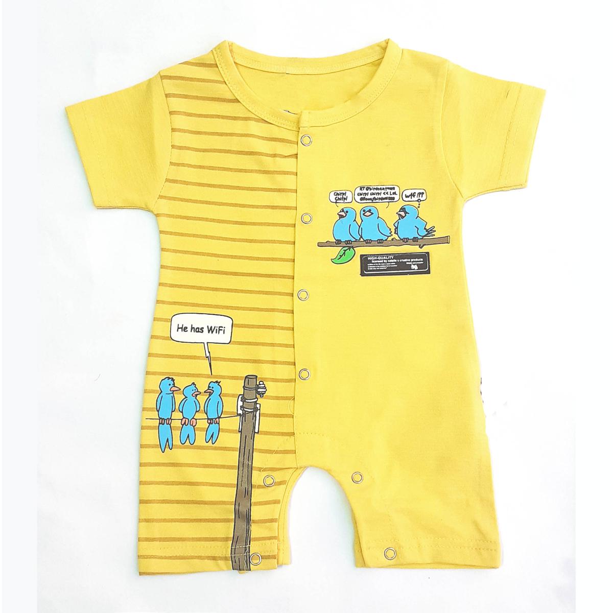 CUTE NEWBORN BABY ROMPER SUMMER COTTON ONE PIECE BODYSUIT BABY CLOTHING 0-9M