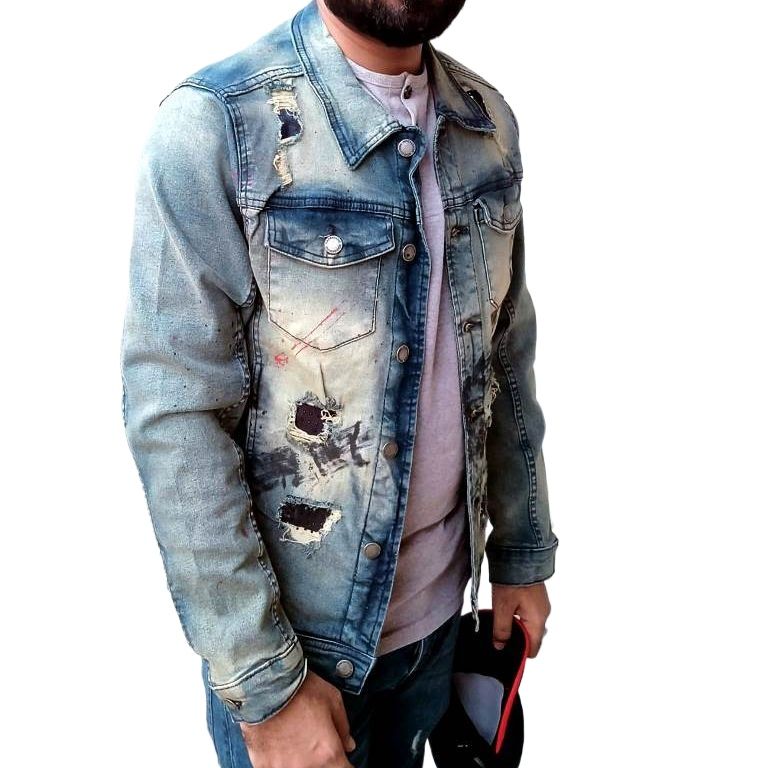 Damage High Quality Denim Jacket For Winter