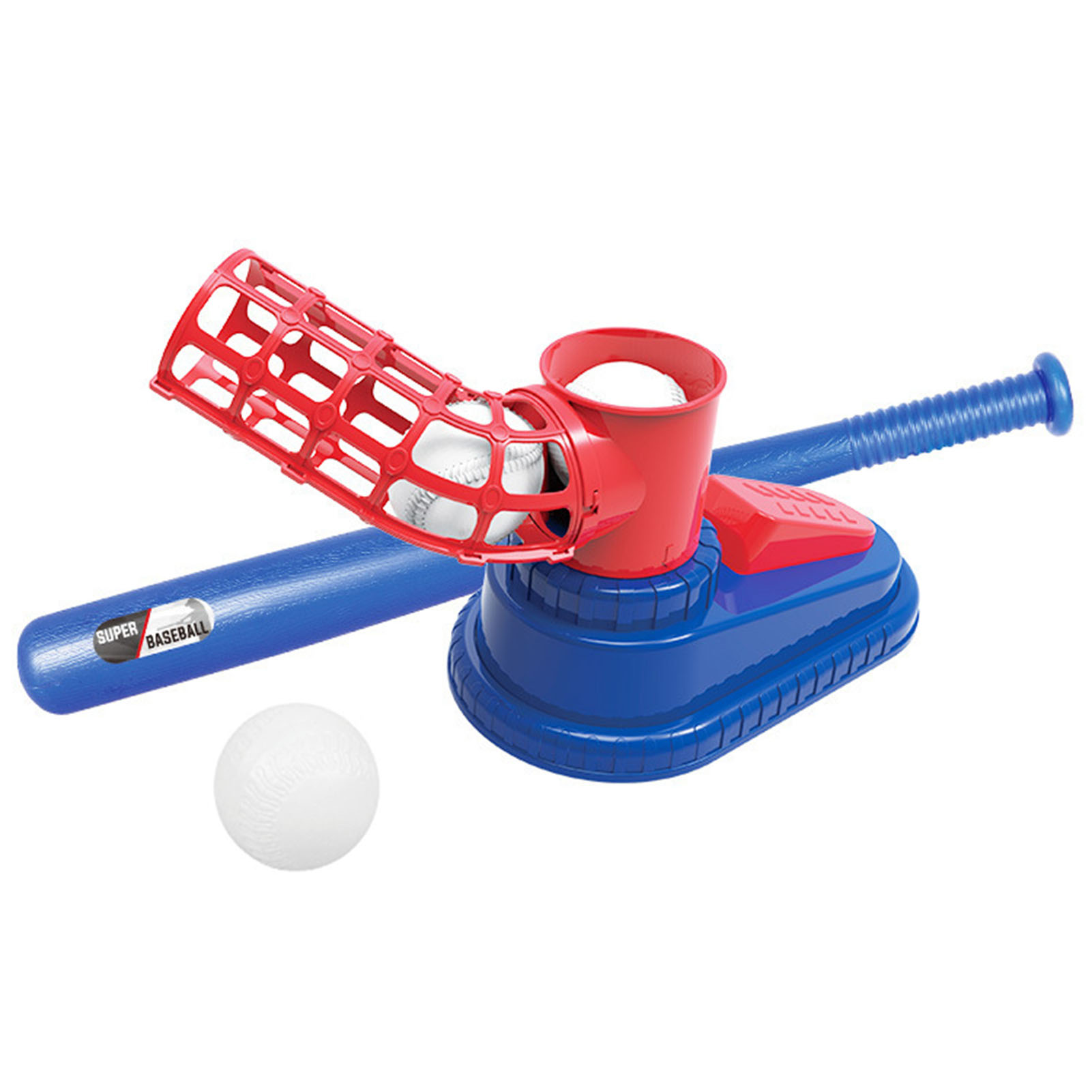 Baseball Launcher Toy Eye-Catching Training Practice Automatic Baseball Machine