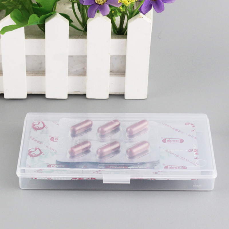 Pp Transparent Plastic Empty Box With Lid Jewelry Electronic Parts ...