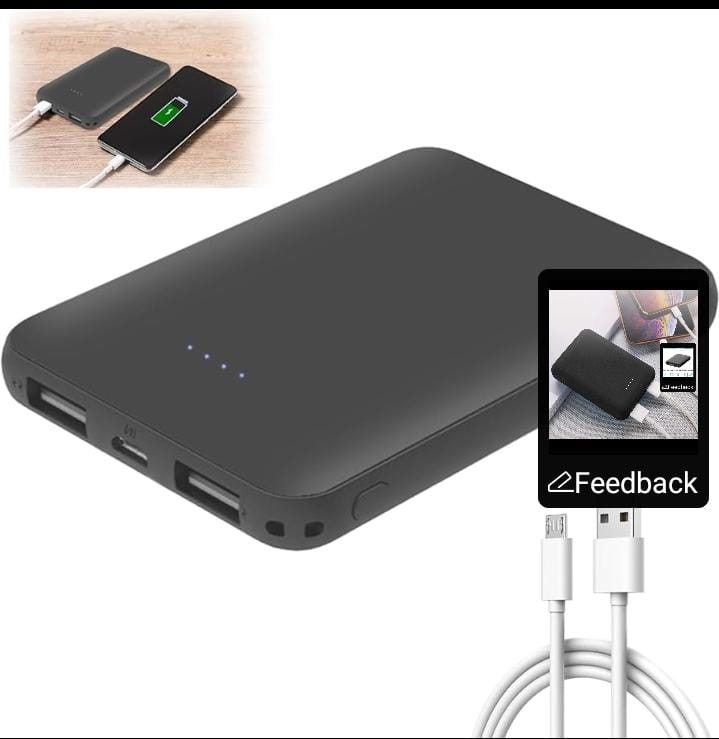 et Size 5000mAh Power Bank Fast Charging for All Mobile Phones