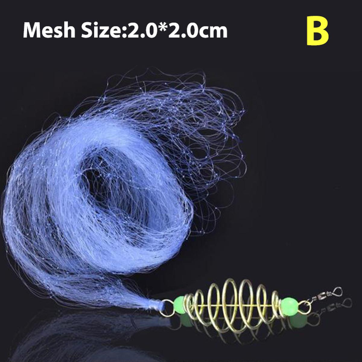 Multi Size Fishing Net Trap Mesh Luminous Netting Fishnet Tackle Design