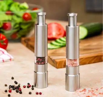 one piece salt and pepper grinder