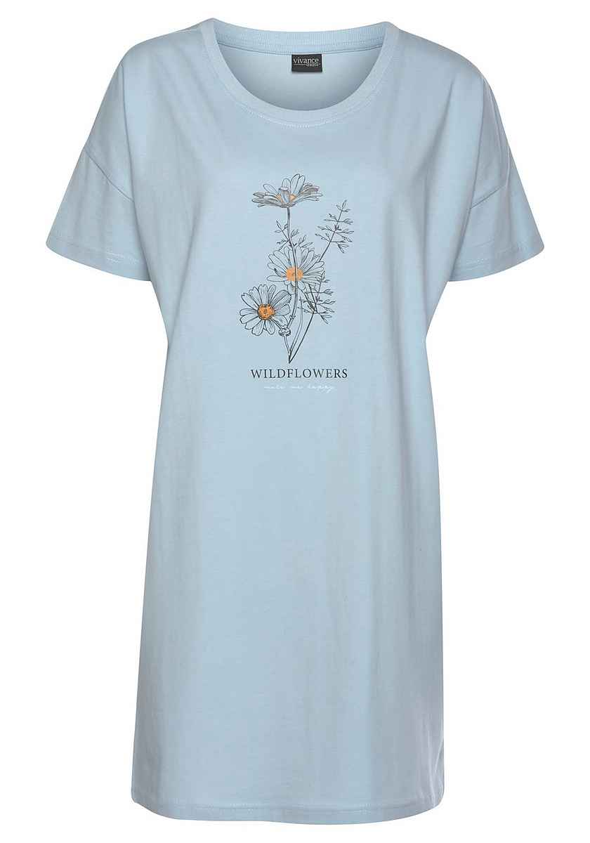 F65 flower print long shirt for ladies