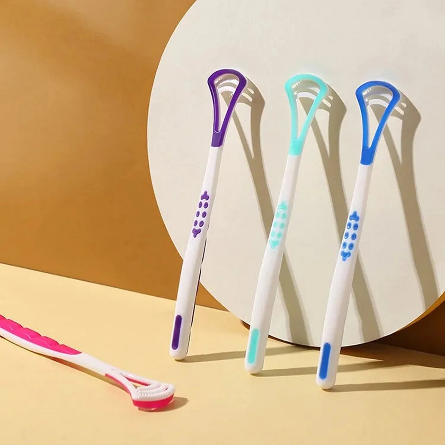 Silicone Tongue Scraper | Durable Tongue Cleaner for Fresh Breath & Oral Hygiene | Plastic-Free, Safe & Gentle Tongue Cleaning Tool