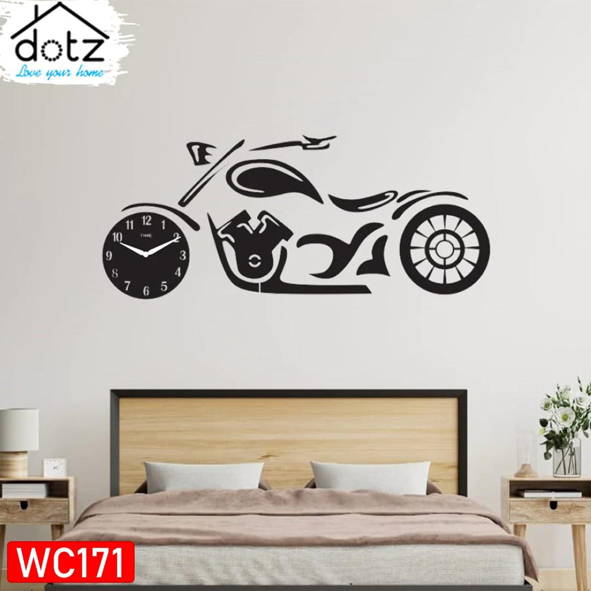 Motor bike design clock, clock for boys room, clock for boys, 3D motor cycle clock, best clock for kids gift, kids room clock, ride clock