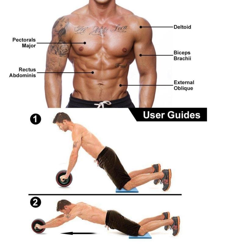 Abdominal Fitness AB Wheel Roller Single