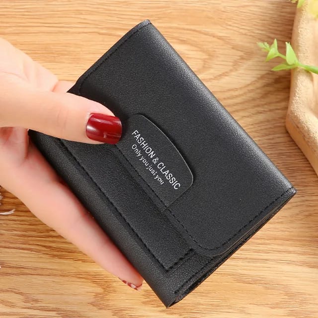 Hot Selling Forever Young New Trending Small Mini Trifold Wallet for Women and Girls