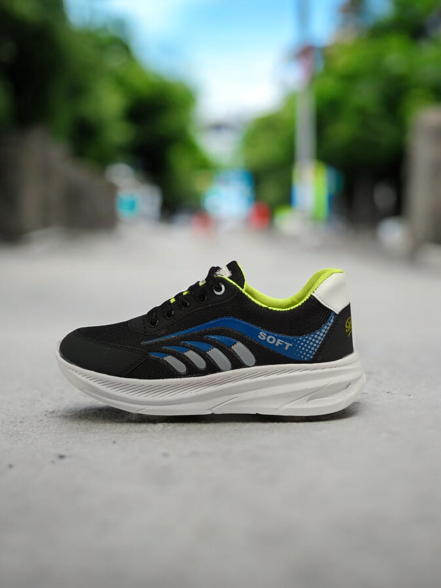 Breathable Mesh Athletic Sneakers for Men - Durable Rubber Sole - Comfortable Running Shoes - Casual Outdoor Sports Footwear