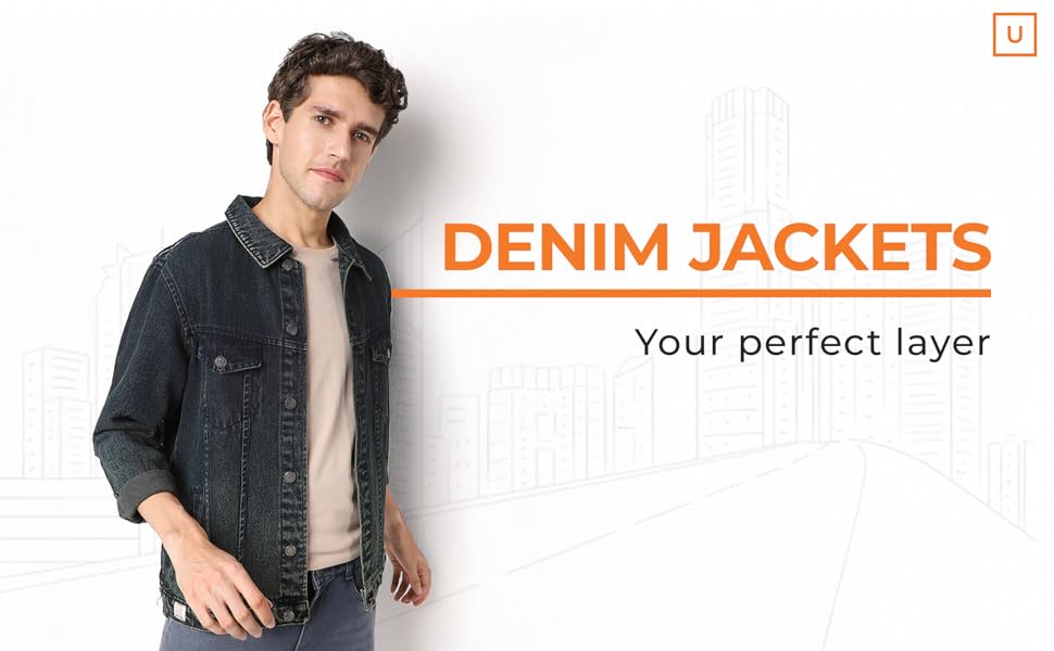 New Casual Chambray Denim Jacket with Button Closure and Collarless Design