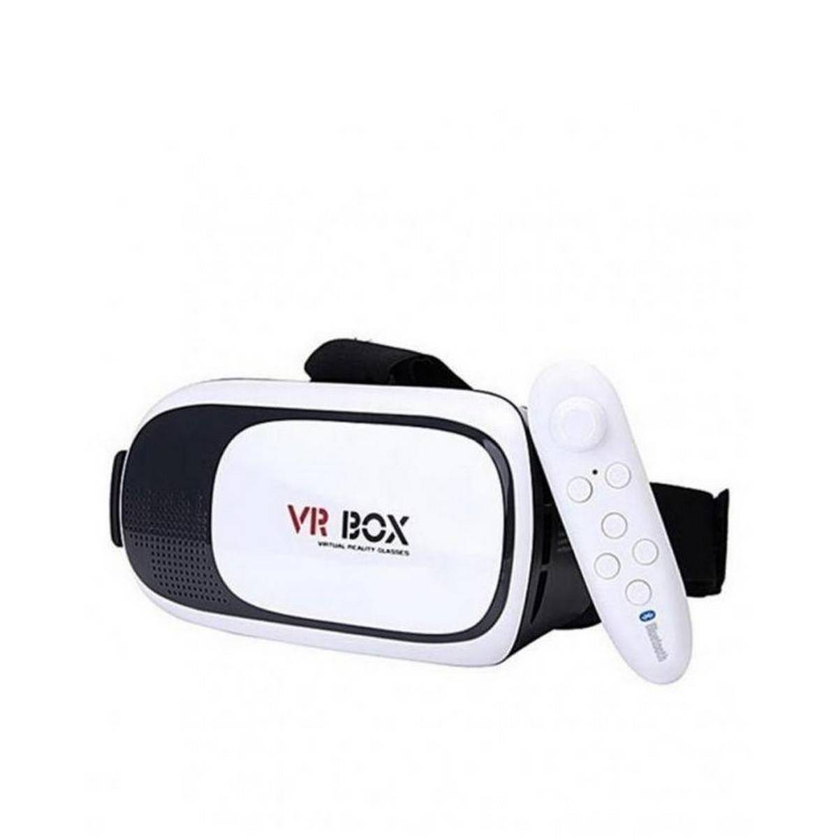VR Box - Virtual Reality 3D Glasses with Remote - Black & White