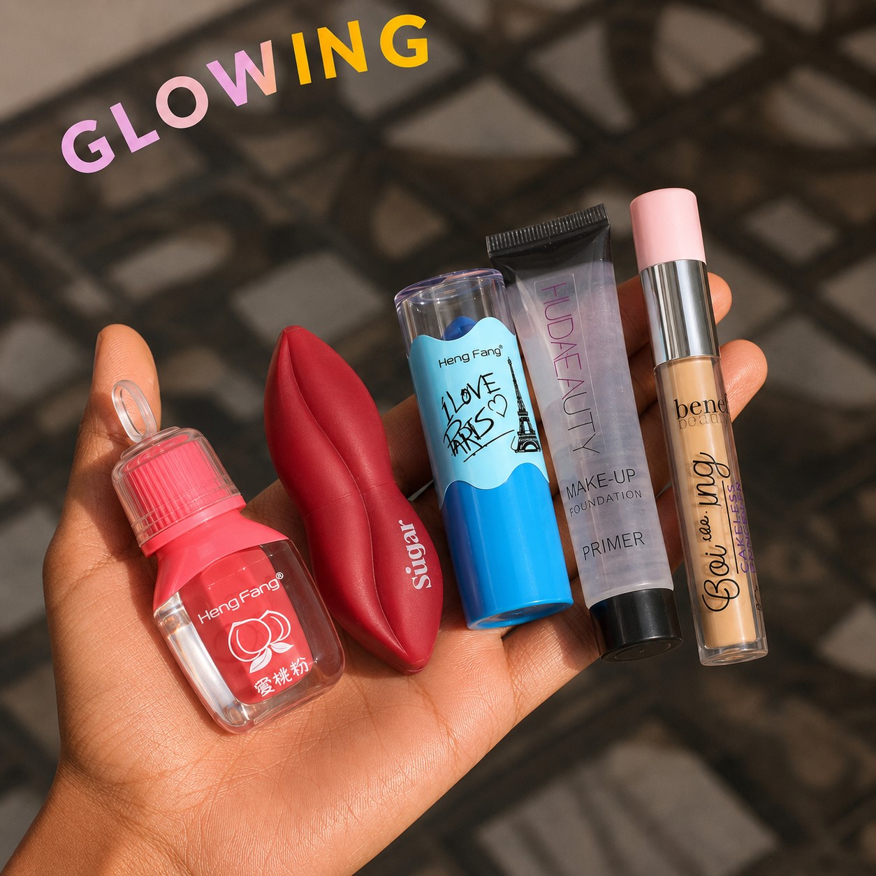 All-in-One Daily Makeup Deal Lip, Eye & Face""5 in 1 Makeup Combo Set