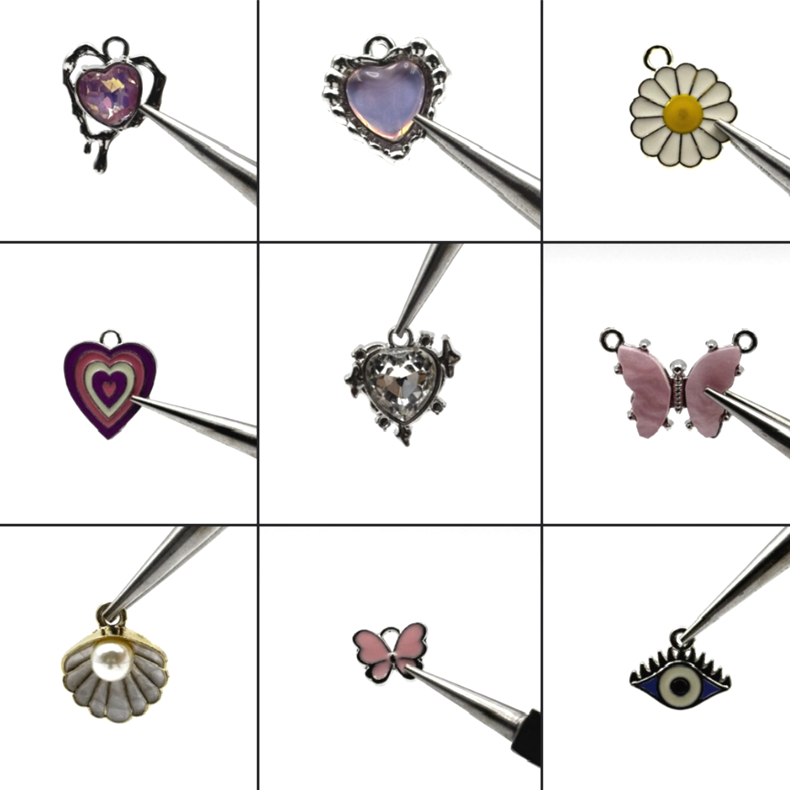 5/10pcs Charms Mix Charms Metal Charms Y2K Charms DIY Bracelets Earrings Making Women Jewelry Findings
