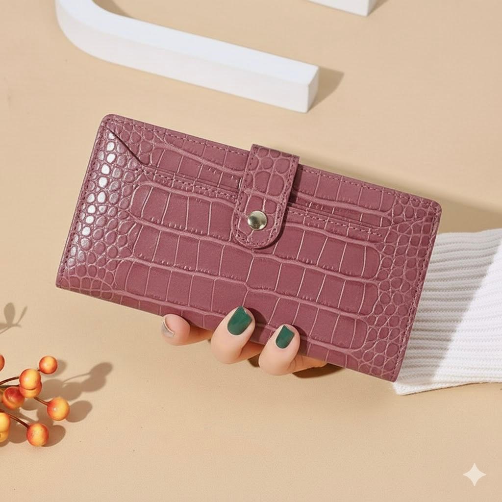 PENGUIN MART PK - Long Trifold Wallet for girls - Clutch for ladies - Clutch Purse for women