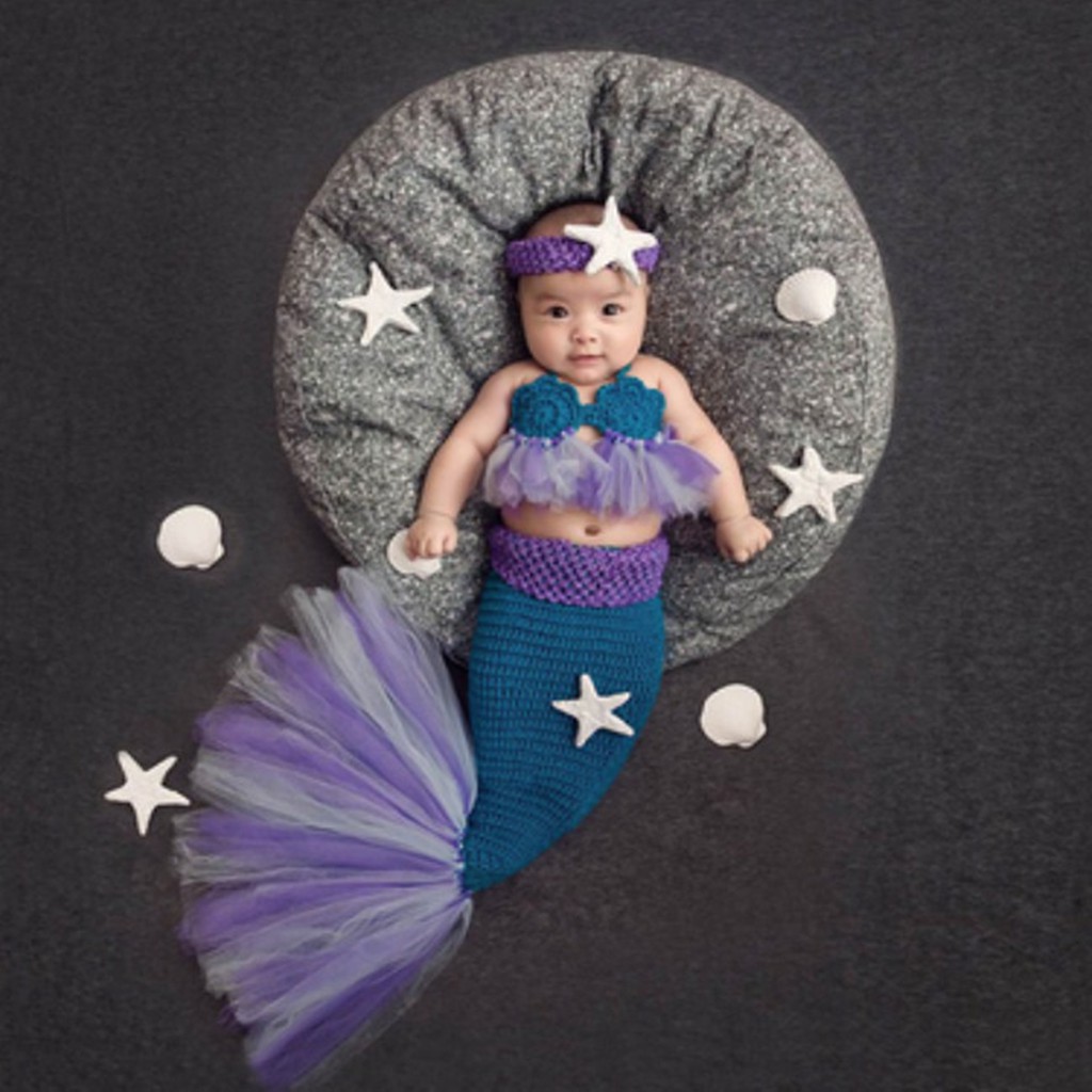 Baby girl mermaid outfit hotsell