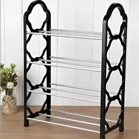 4 & 5 Layer Shoe Rack | Unique Design Non Breakable Stainless Steel Shoe Rack | Premium Quality Shoe Stand for Home & Office