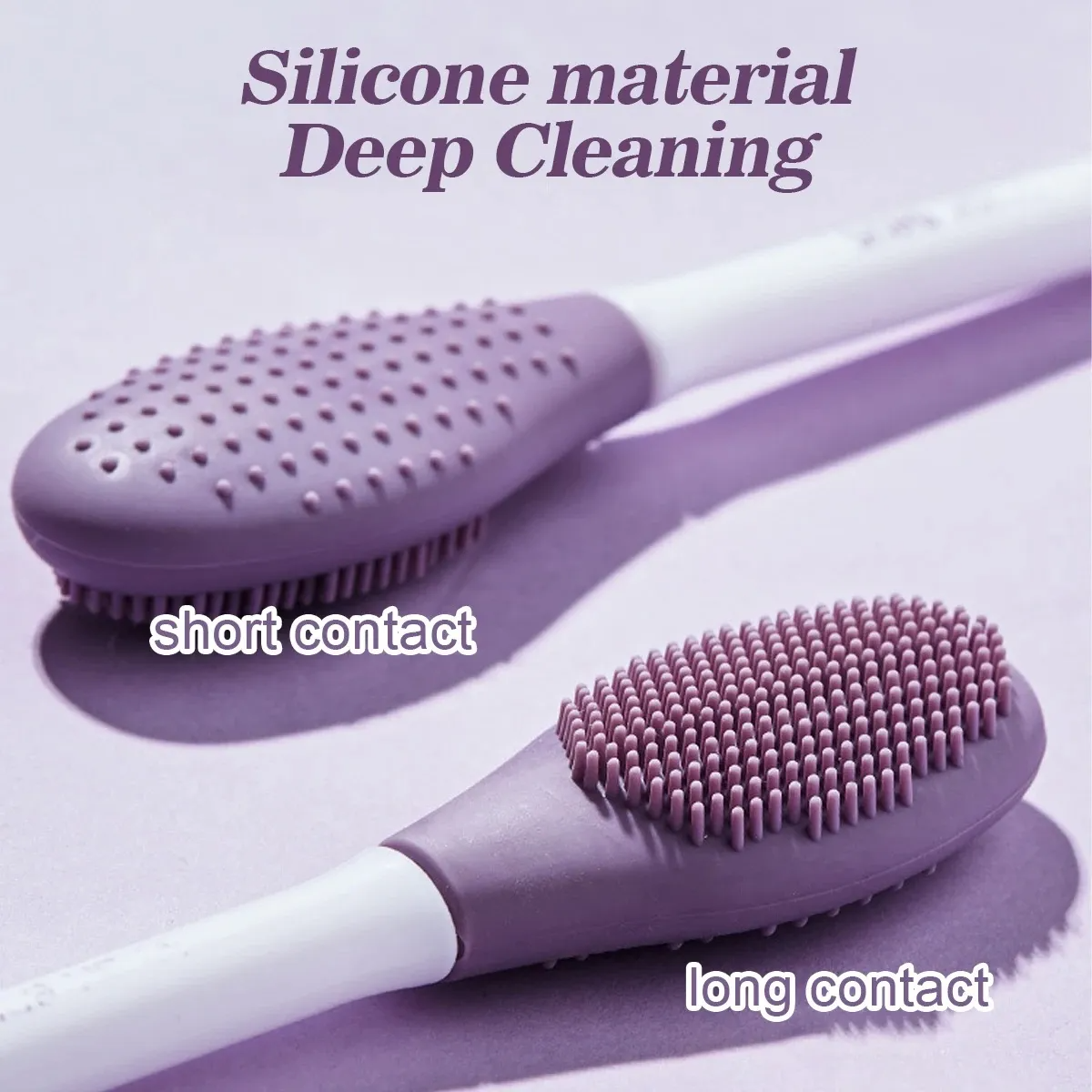 Silicone Face Mask Brush & Scalp Massager Shampoo Brush - Double Head Facial Cleansing Brush, Mask Applicator & Hair Wash Scrubber | Soft Silicone Skin Care & Hair Care Tool for Women & Men (Choose Mask Brush, Shampoo Brush or Both)