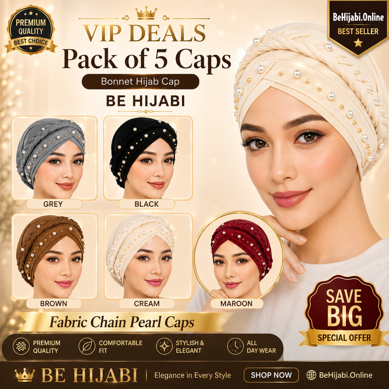 skin Muslim Hijab Cap Turban Stretch Hat Braid Hijab inner