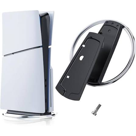 Vertical Stand For PS5 Slim And  PS5 Pro Console Holder Base Accessories - Black