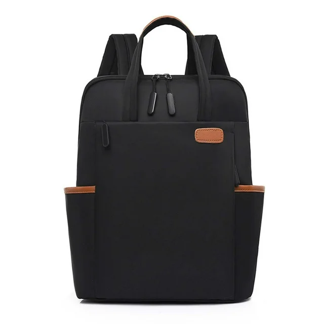 High-Quality Waterproof Mommy Diaper Bag with Multi-Function Organizer and Insulated Pockets - Black