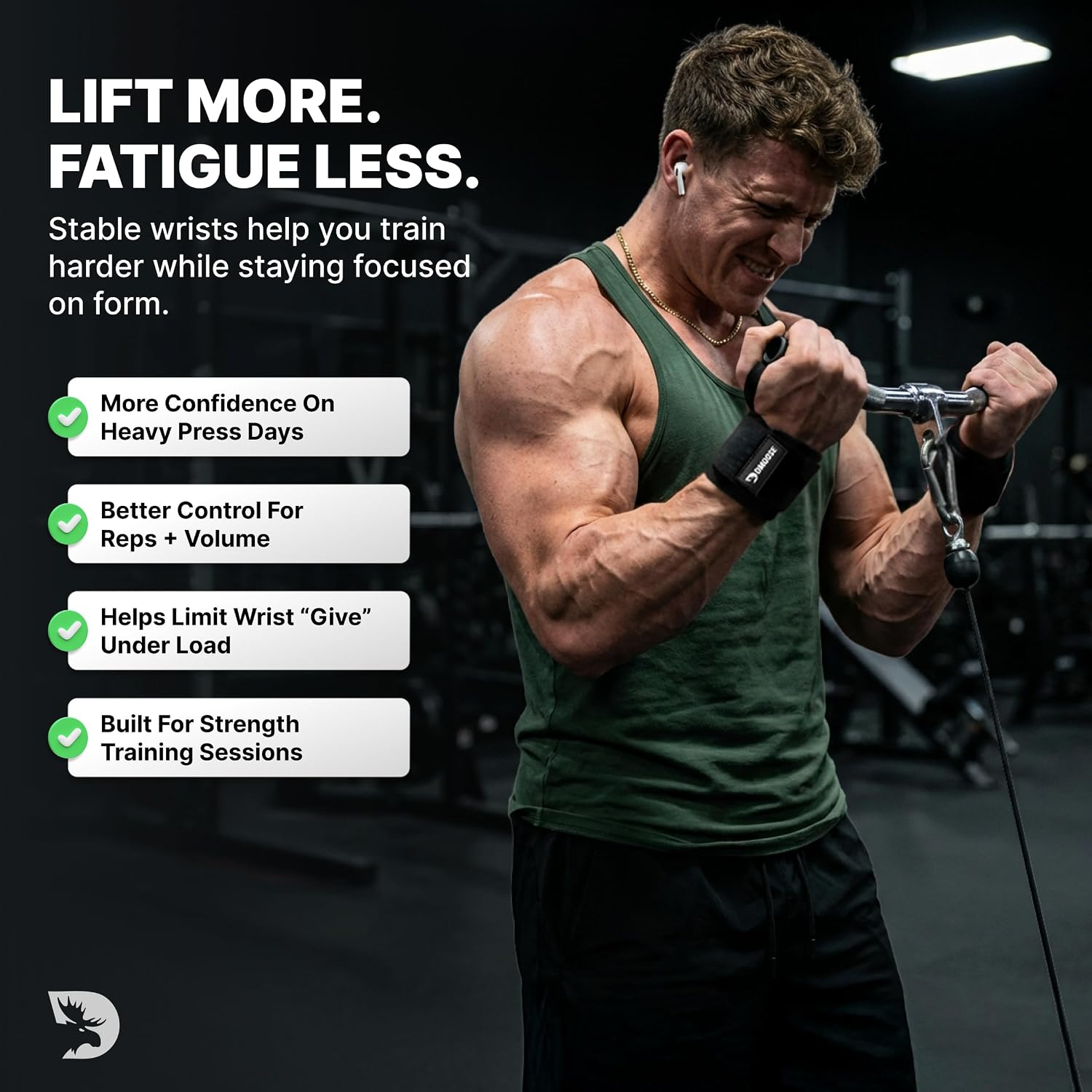 Fitness Wrist Wraps for Weightlifting 18"