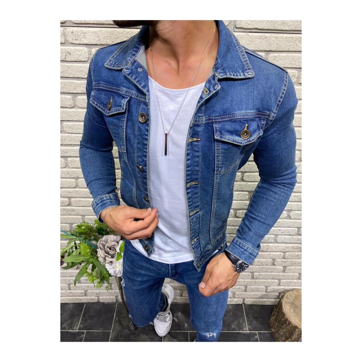 Mens Denim Jacket Lycra Best Quality By FlashStores