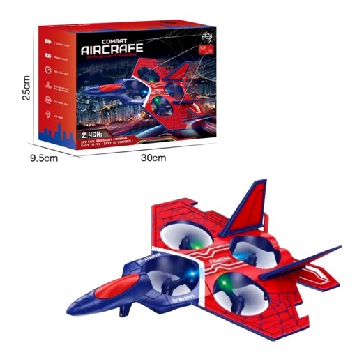 RC Combat Aircraft Drone – Remote Control Flying Jet Toy for Kids