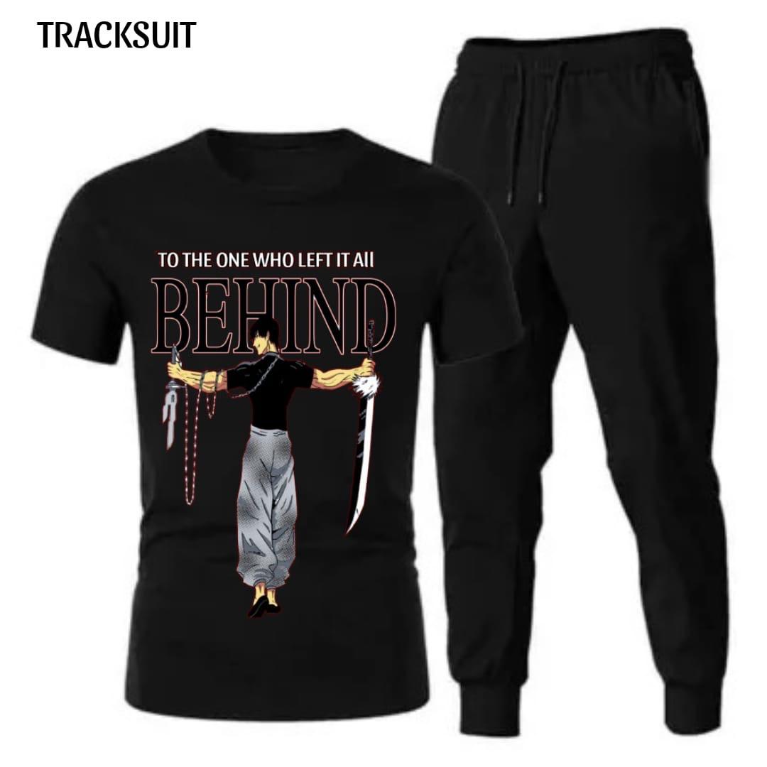 Trendy Tag Printed Summer Tracksuit For Men & Boys Tee-shirt with trousers gym wear New Design Round Neck Half Sleeves T Shirts Top Quality Gym Wear/Casual and comfortable Pair T-Shirt and Trouser