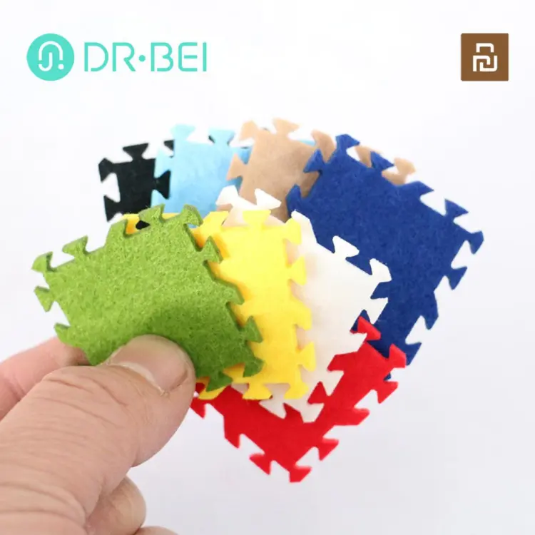 9 Colors | Three-Dimensional Puzzle Felt Rug