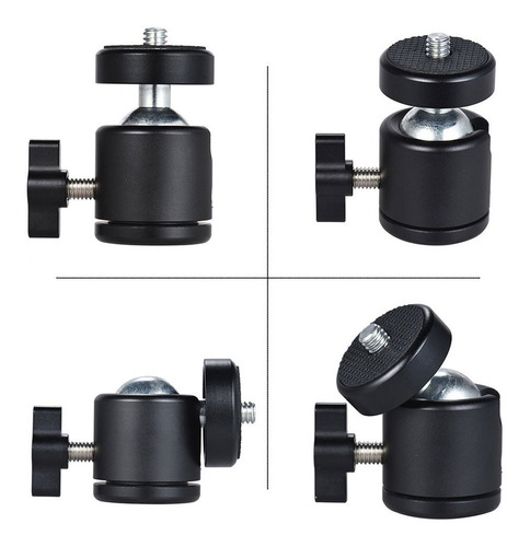 Universal 1/4 Screw Hole Mobile Phone Clip Bracket Holder for Tripod