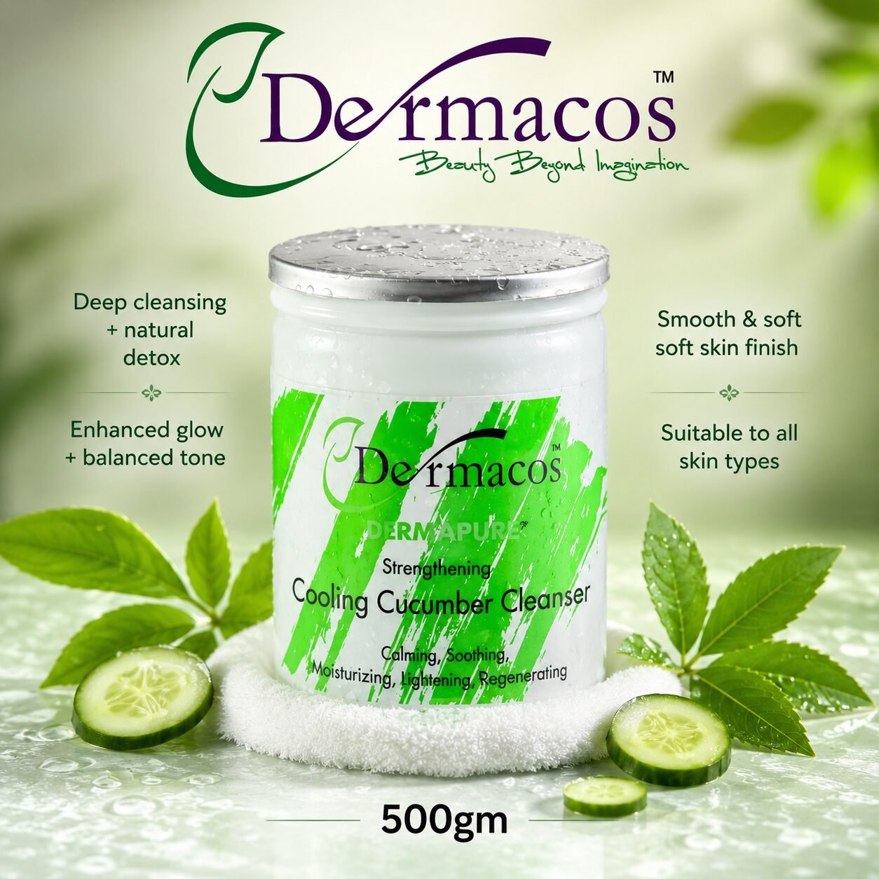 Cooling Cucumber Cleanser (500gm) | Facial Cleansing Care