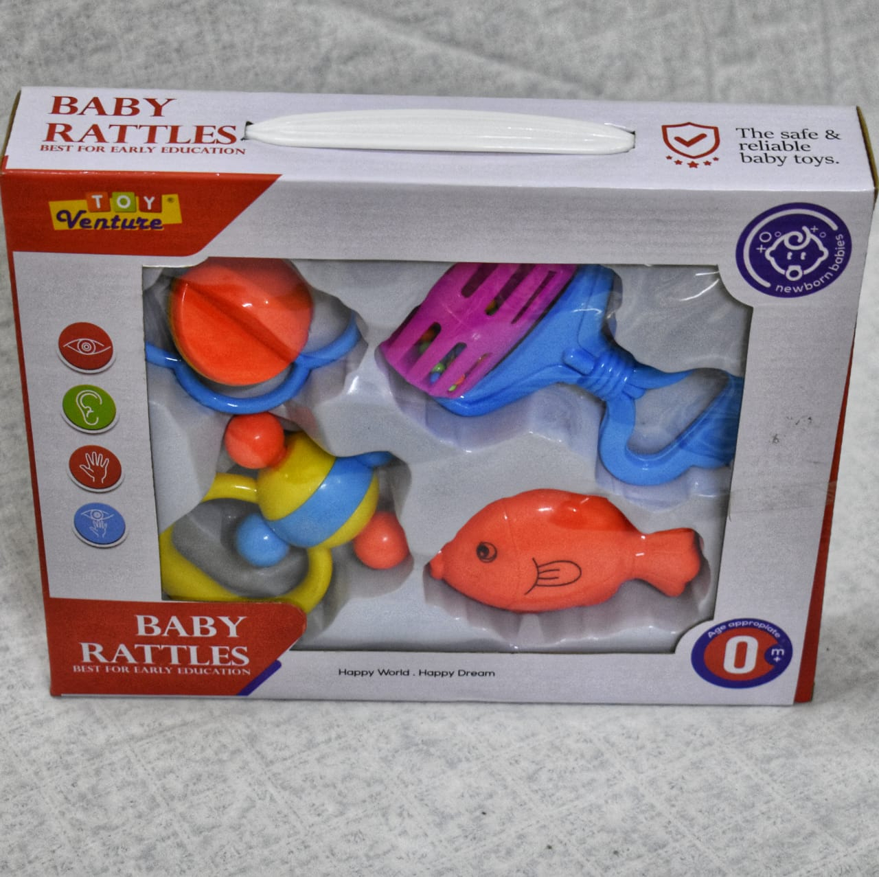 Baby Rattles Teether Toy Teeth Biting For Babies Rattle Toddler Teething Bed Bell For Newborn Babies