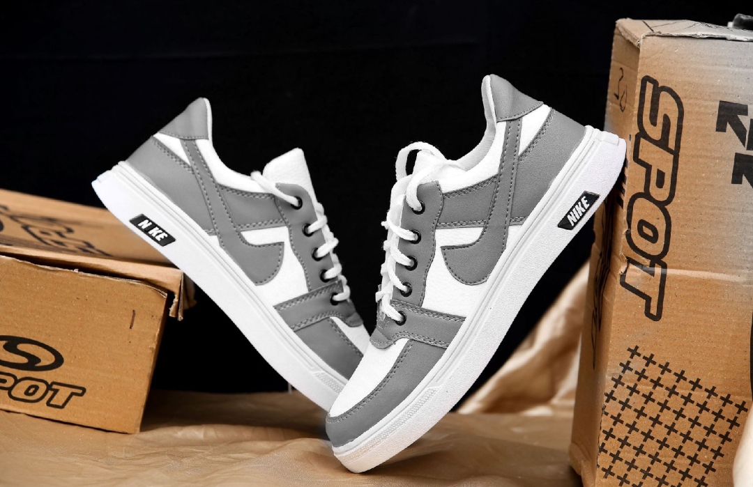 Men's Trending Air Style Black & White Sport Shoes For Mens - Soft,& Comfortable Sneaker Shoes For Men Men - High Quality Sneakers