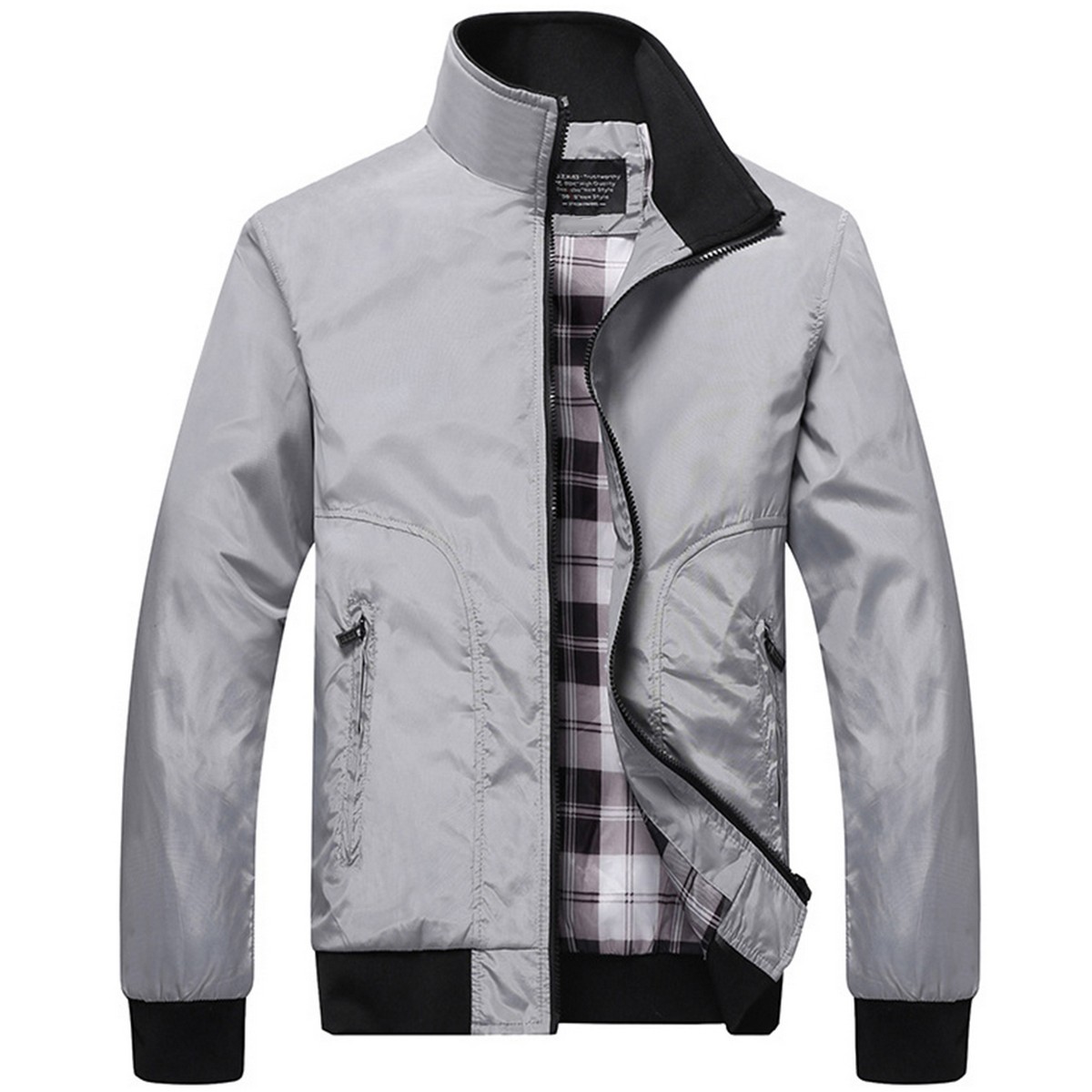 straight collar jacket