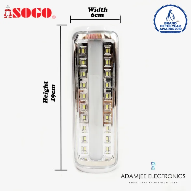 SOGO Emergency Light and Rechargeable Led Lantern and Tube JPN-392