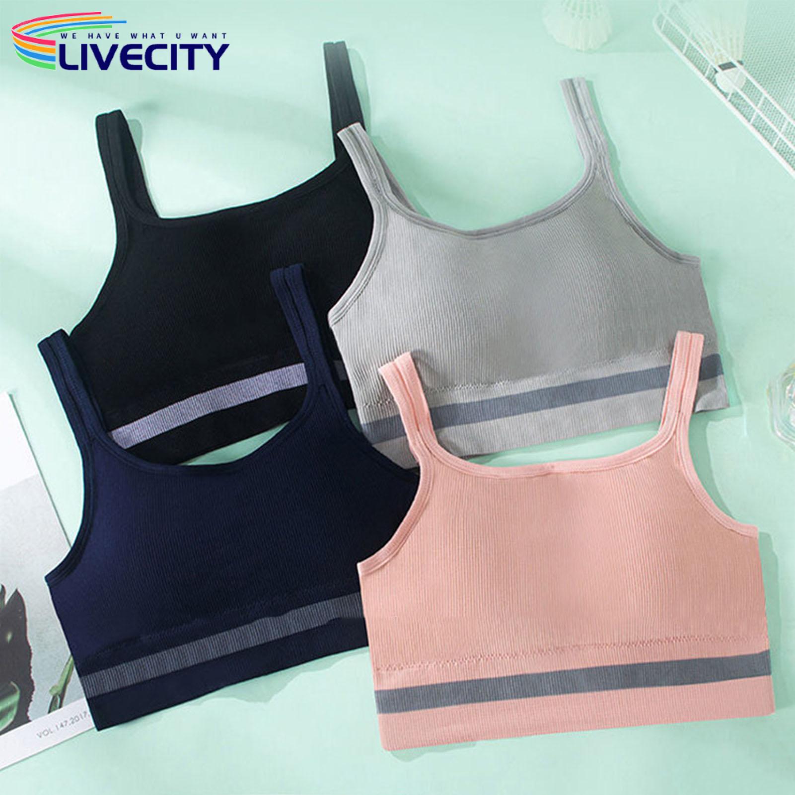 Sports Bra Without Steel Ring Comfortable Supportive Sports Bra for Women No  Steel Ring Shockproof Sweat Absorbent Perfect for Jogging Exercise Push-up  Sports Brassiere