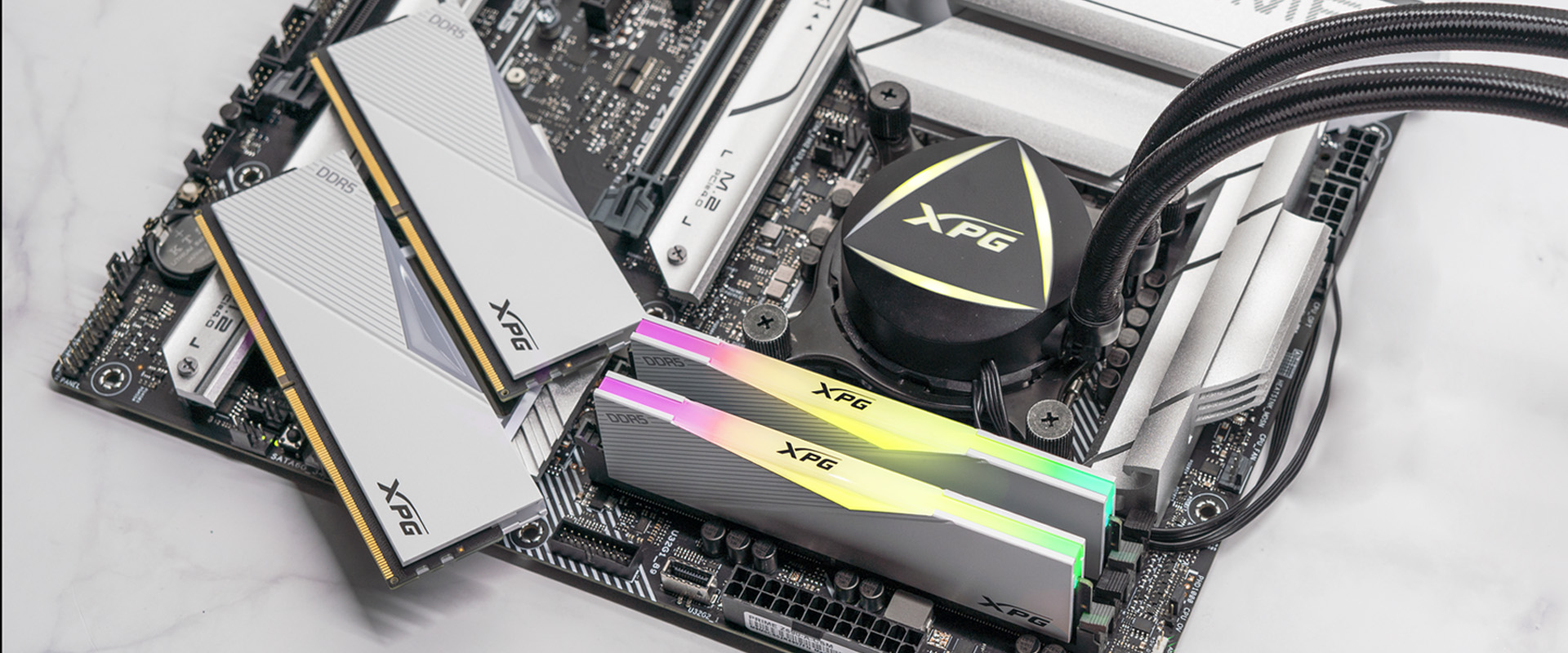 XPG LANCER 32GB (16GB X2) 6400Mhz RGB DDR5 Gaming RAM DRAM Module White 11 d106b84d814723014eaa79c482dc2900