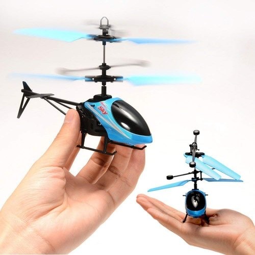 Rechargeable Hand Sensor Flying Helicopter for Kids – Induction Type Mini Flying Toy with LED Lights & USB Charging
