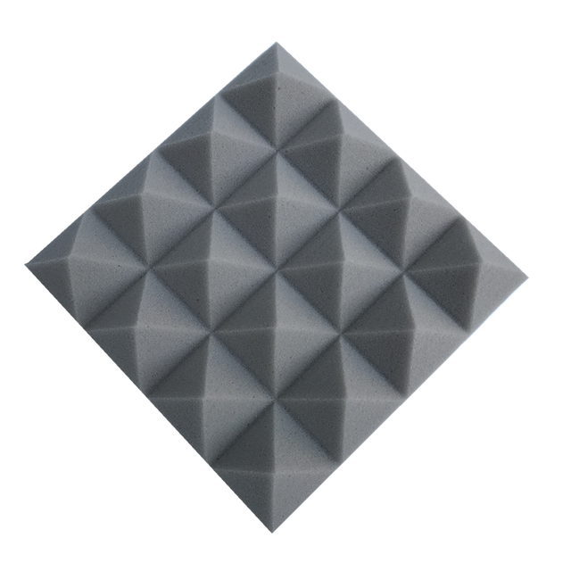 24pack 25x25x5cm Studio Acoustic Soundproof Foam Pyramid Sound ...