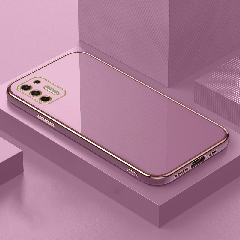 Custodia Silicone TPU Per Motorola Moto G9 Plus – Antiurto, Ultra Leggera, Rosa Oro