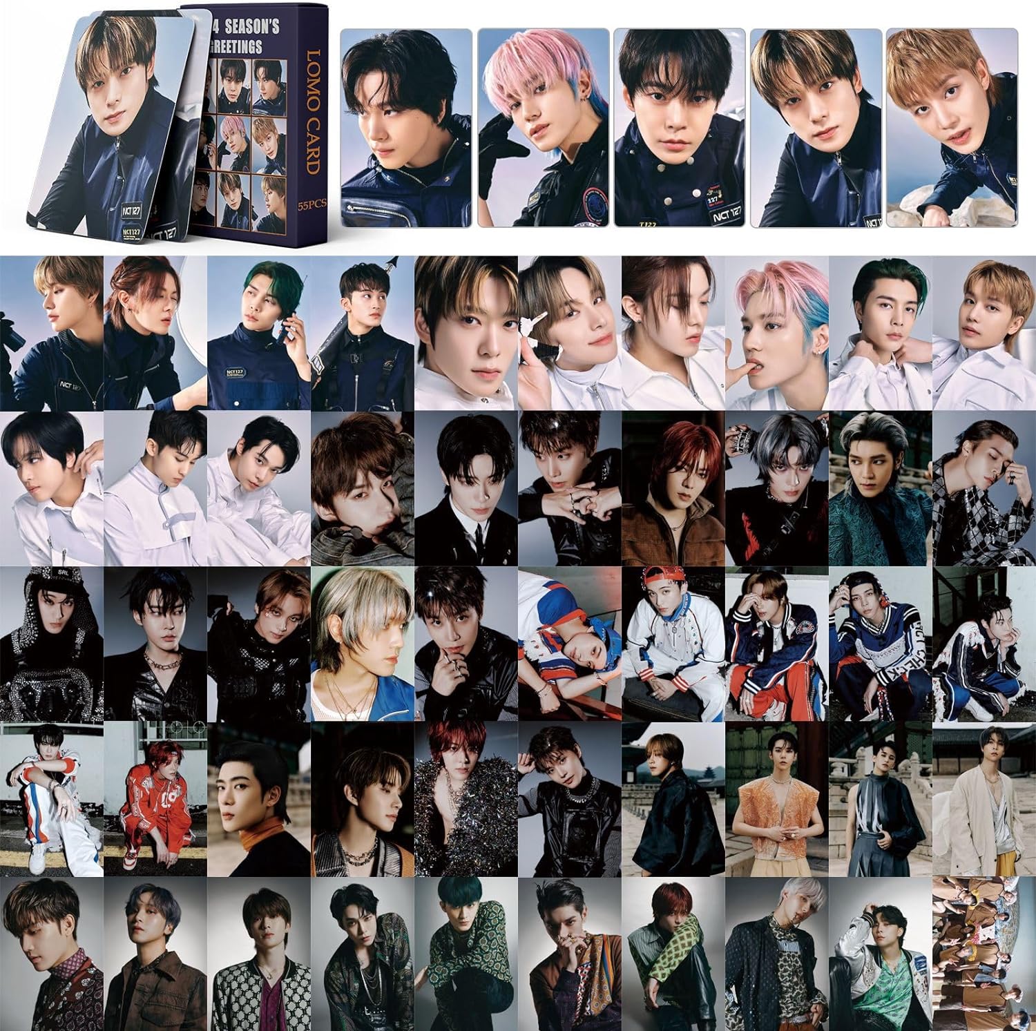 NCT 127 Photocards 55pcs NCT 127 2024 Season's Greetings New Album ...