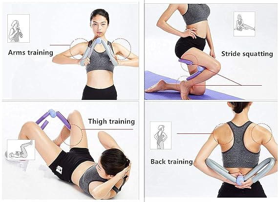 Multifunction Thigh Exerciser | Hip and Pelvis Trainer for Women | Inner Thigh Muscle Fitness Equipment | Toning Arm Leg Exerciser for Home Gym | Pelvic Floor Strengthening Device