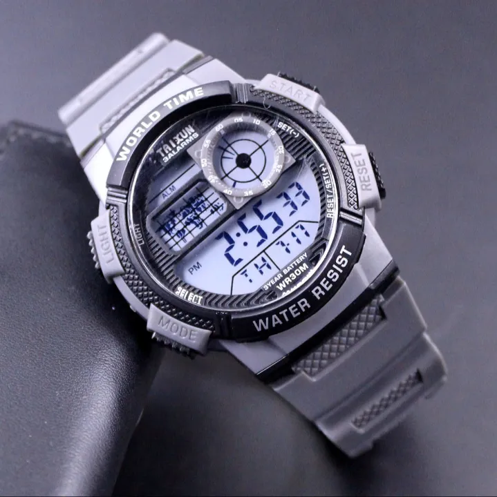 Military Men's Digital Sports Watch For Men Boys Waterproof with LED Back light Digital Watch for Men