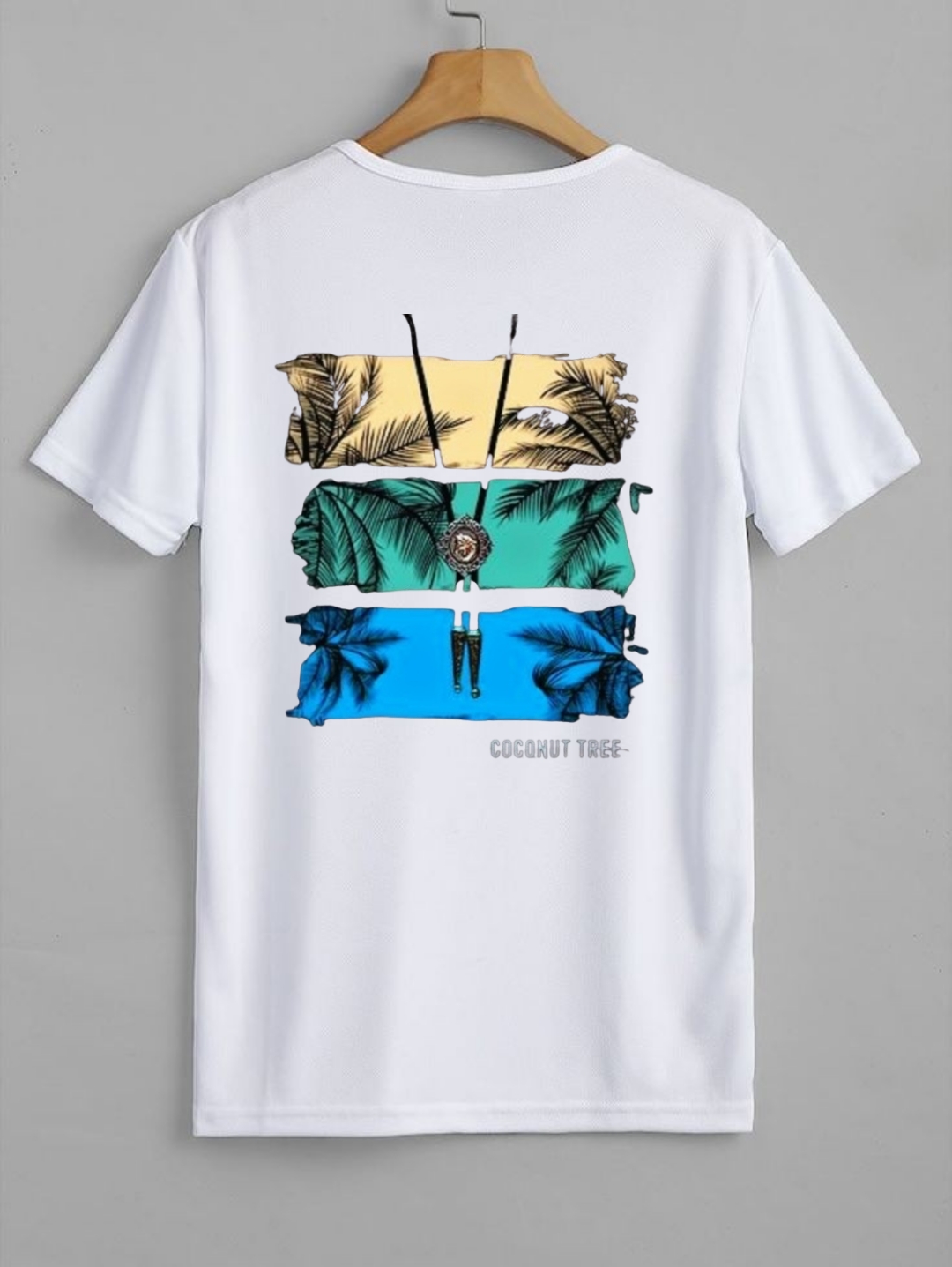 New Printed coconut Tree T.shirts For Boy$Girls summer collection