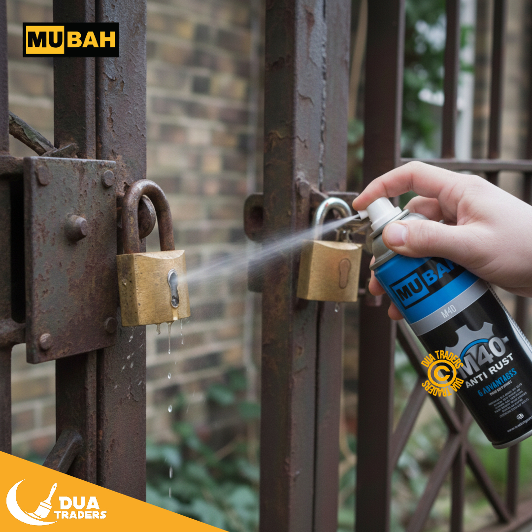 MUBAH M40 High-Quality Anti-Rust and Lubricant Spray - Metal Protection Solution