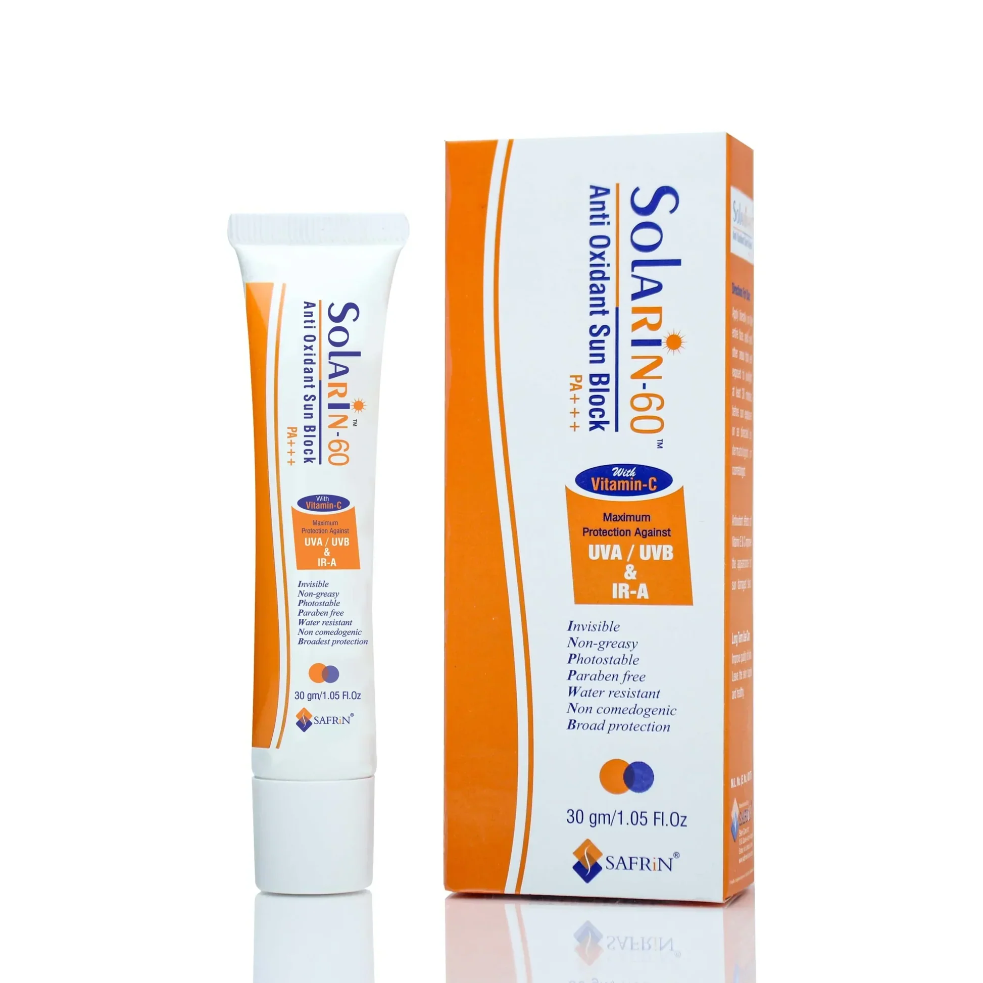 SolaRin 60 Anti-Oxidant Sunblock (SPF 60) | Sun Care Product | 30g