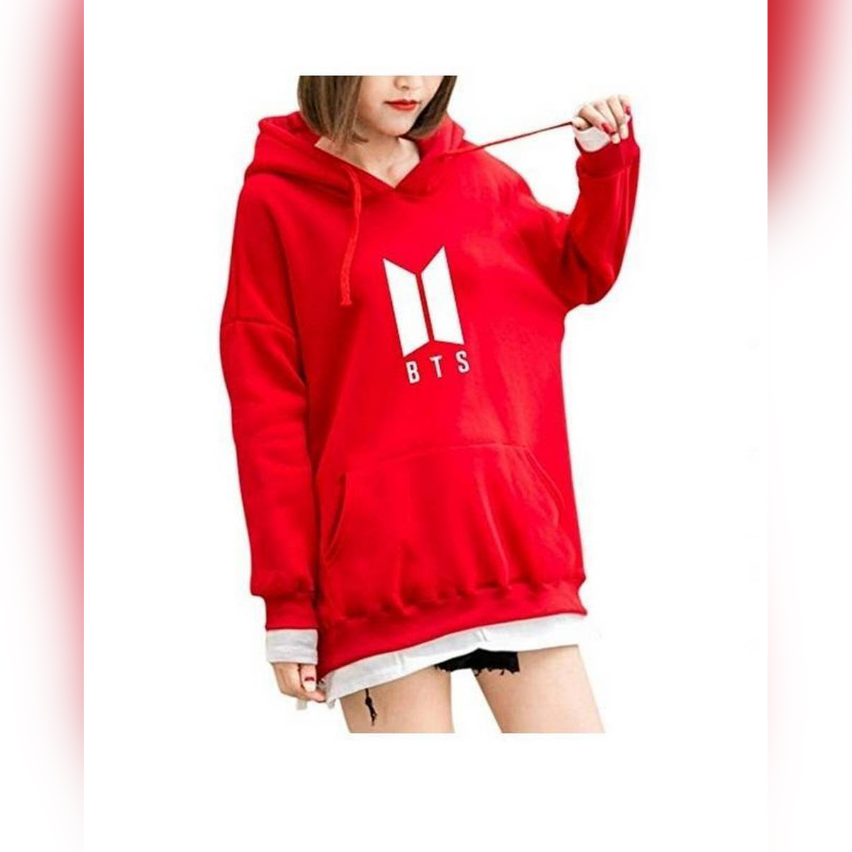 Bts red sweatshirt Clearance