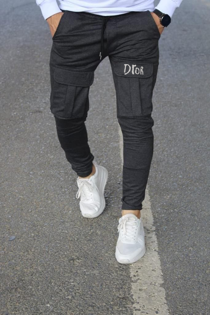 Urban Cargo 4 Pocket Trousers  Durable & Stylish charcoal cargo pocket trouser