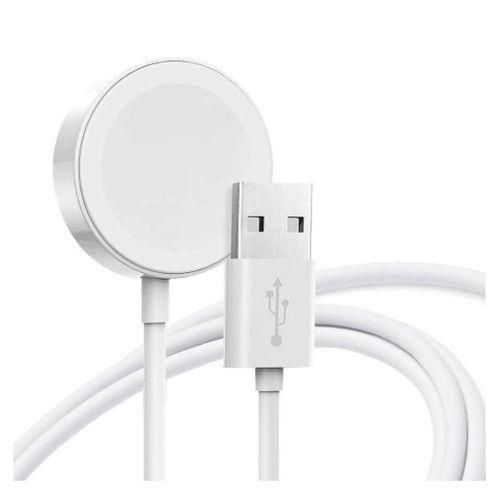 USB-A Fast Charger Magnetic Wireless 5W For Watch - White